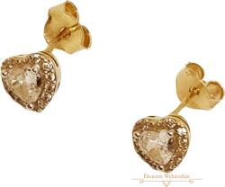 ÉkszerM Arany Szív Stekkeres Fülbevaló AU 78521