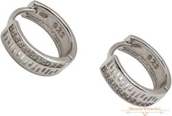 ÉkszerM Ezüst Karika Fülbevaló AD 134887