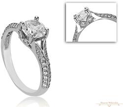 ÉkszerM Fehérarany Gyűrű (méret: 56) AU 65495