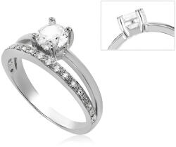 ÉkszerM Fehérarany Gyűrű (méret: 54) AU 80538