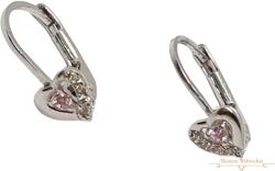 ÉkszerM Fehérarany Hagyományos Kapcsos Fülbevaló AU 69032