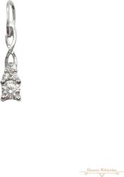 ÉkszerM Fehérarany Köves Medál AU 87360