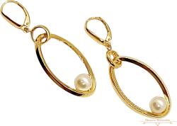ÉkszerM Arany Tenyésztett Gyöngyös Fülbevaló AU 85679