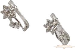 ÉkszerM Fehérarany Gyermek Fülbevaló AU 84502