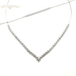 ÉkszerM Fehérarany Nyakék (méret: 46) AU 67286