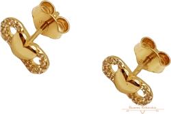 ÉkszerM Arany Szív Stekkeres Fülbevaló AU 70615