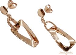 ÉkszerM Rozé Arany Lógós Fülbevaló AU 85051
