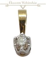 ÉkszerM Arany Brill Köves Medál AU 74515