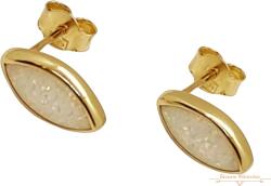 ÉkszerM Arany Opál Köves Stekkeres Fülbevaló AU 85209