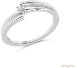 ÉkszerM Fehérarany Gyűrű (méret: 54) AU 85536