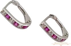 ÉkszerM Fehérarany Hagyományos Kapcsos Fülbevaló AU 67499