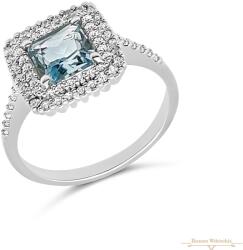 ÉkszerM Fehérarany Gyűrű (méret: 54) AU 84395