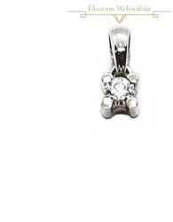 ÉkszerM Fehérarany Brill Köves Medál AU 38669