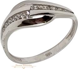 ÉkszerM Fehérarany Gyűrű (méret: 63) AU 82485