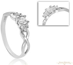 ÉkszerM Fehérarany Gyűrű (méret: 54) AU 56465