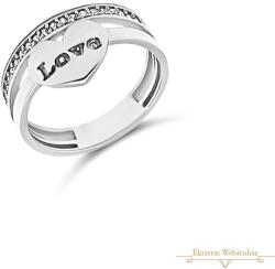 ÉkszerM Fehérarany Gyűrű (méret: 54) AU 66551