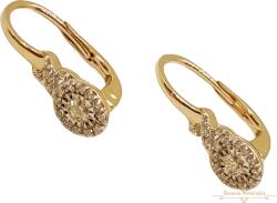 ÉkszerM Arany Brill Köves Fülbevaló AU 85121