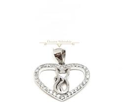 ÉkszerM Ezüst Szív Medál AT 88015