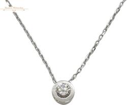 ÉkszerM Fehérarany Brill Köves Lánc (méret: 45) AU 81570