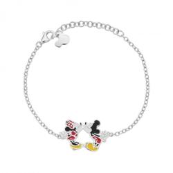 Disney Ezüst Disney Mickey Minnie Karlánc Bs00044sl-55. Cs
