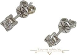 ÉkszerM Fehérarany Brill Köves Fülbevaló AU 74509