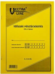 VECTRALINE Nyomtatvány időszaki pénztárjelentés VECTRALINE 25x4 (B13-21/V) - vectraline