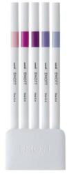 uni Tűfilc UNI EMOTT 5 darabos 0, 4mm (babarózsaszín, pink, mályva, lila, tengeri köd) (2UEMOTTNO7) - vectraline