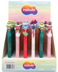 Nebulo Golyóstoll NEBULO nyomógombos 0, 5mm karácsony-3 (DTG-XMAS3-002) - vectraline