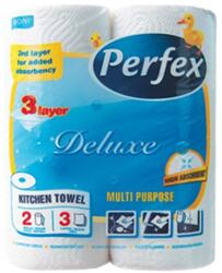PERFEX Kéztörlő tekercses háztartási PERFEX Boni 3 rétegű 2 tekercses (SKU04057) - vectraline