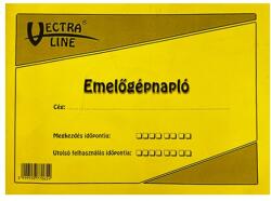 VECTRALINE Nyomtatvány emelőgépnapló VECTRALINE A/5 fekvő (VEC0023) - vectraline