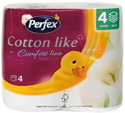 Perfex Toalettpapír PERFEX Cotton Comfort Line 3 rétegű 4 tekercses (HT10498/SKU13145) - vectraline