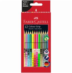 Faber-Castell Színes ceruza FABER-CASTELL 2015 Colour Grip háromszögletű 12 darabos (201569)