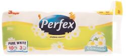 Perfex Toalettpapír PERFEX 3 rétegű 10 tekercses kamilla (SKU09308) - vectraline