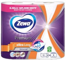 ZEWA Kéztörlő tekercses háztartási ZEWA Premium Extra Long Plus 2 rétegű 2 tekercses 120 lap (38254) - vectraline