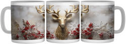 Aranyló Rénszarvas - 3D Mintás Bögre (778661)