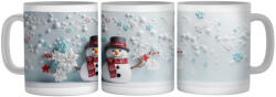 Vidám Hóember - 3D Mintás Bögre (212456)