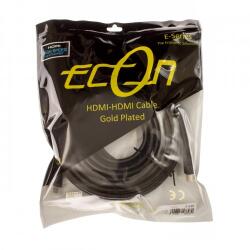 Econ HDMI-HDMI Kábel 15m 1.4 Kompatibilis Aranyozott E-516