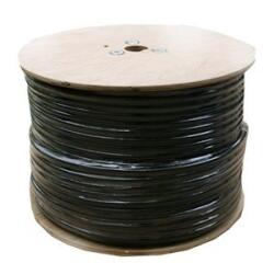Teletronik Koax kábel RG6 Trishield Fekete Teletronik