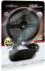 STRÜHM Late LED szalag szett adapterrel, 24W, 3000K, 2100 lm, IP20, 5m (03038)