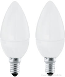 EGLO 10792 4W E14 3000K LED gyertya, 320 lumen, 2 db (10792)
