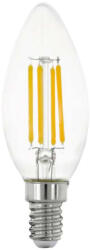 EGLO 110015 E14-LED-C35 filament gyertya fényforrás, 4W=40W, 2700K, 470 lm (110015)
