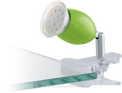 EGLO Brivi 92909 csipeszes spotlámpa, 1x3W GU10 LED (92909)