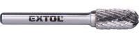 Extol Industrial keményfém turbómaró (rotormaró) hengeres, kerek orrú 10x20mm (8703724) (8703724)