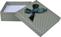 JK Box Cutie verde polka dot pentru setul de bijuterii KK-5 / A19