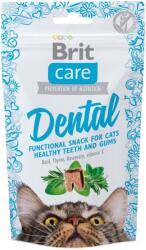 Brit Care Cat Snack Dental recompense pentru pisici adulte, mentin dintii si gingiile sanatoase 50 g