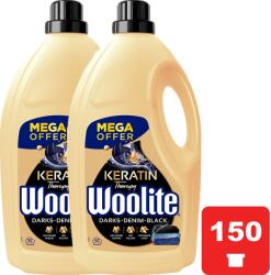 Woolite Dark With Keratin 2×4, 5l (150 mosás)