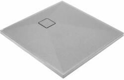 Deante Cadita dus patrata Deante Correo gri metalic 90x90 cm (KQR_S41B) - sanoterm