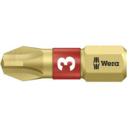 Wera Gyémántbevonatos ötvözött szerszámacél BIT, kereszthornyú PH 3 Wera 851/1 BDC PH3X25 05056404001 - aqua