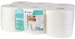 Victoria Toalettpapír, 2 rétegű, 19 cm átmérő, VICTORIA HYGIENE, Fine Mini Jumbo, fehér (KHHVT19S) (KHHVT19S)