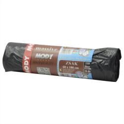  Szemeteszsák 110 liter 60 x 100 cm tekercs fekete 10 db/tekercs (41610) - web24